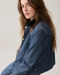Last inn bilde i gallerivisning, Cropped denim jacket