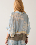 Load image into Gallery viewer, Transparent blouse with beach print