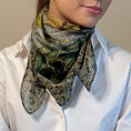 Last inn bilde i gallerivisning, Scarf in genuine silk, warm tones