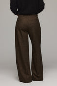 Last inn bilde i gallerivisning, Natalia Wool Pant - Brown / Black