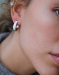 Last inn bilde i gallerivisning, Earrings, Steel Sun