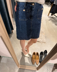 Load image into Gallery viewer, Denim Skjørt