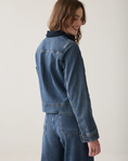 Last inn bilde i gallerivisning, Cropped denim jacket