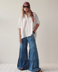 Last inn bilde i gallerivisning, Super-wide shirt blouse