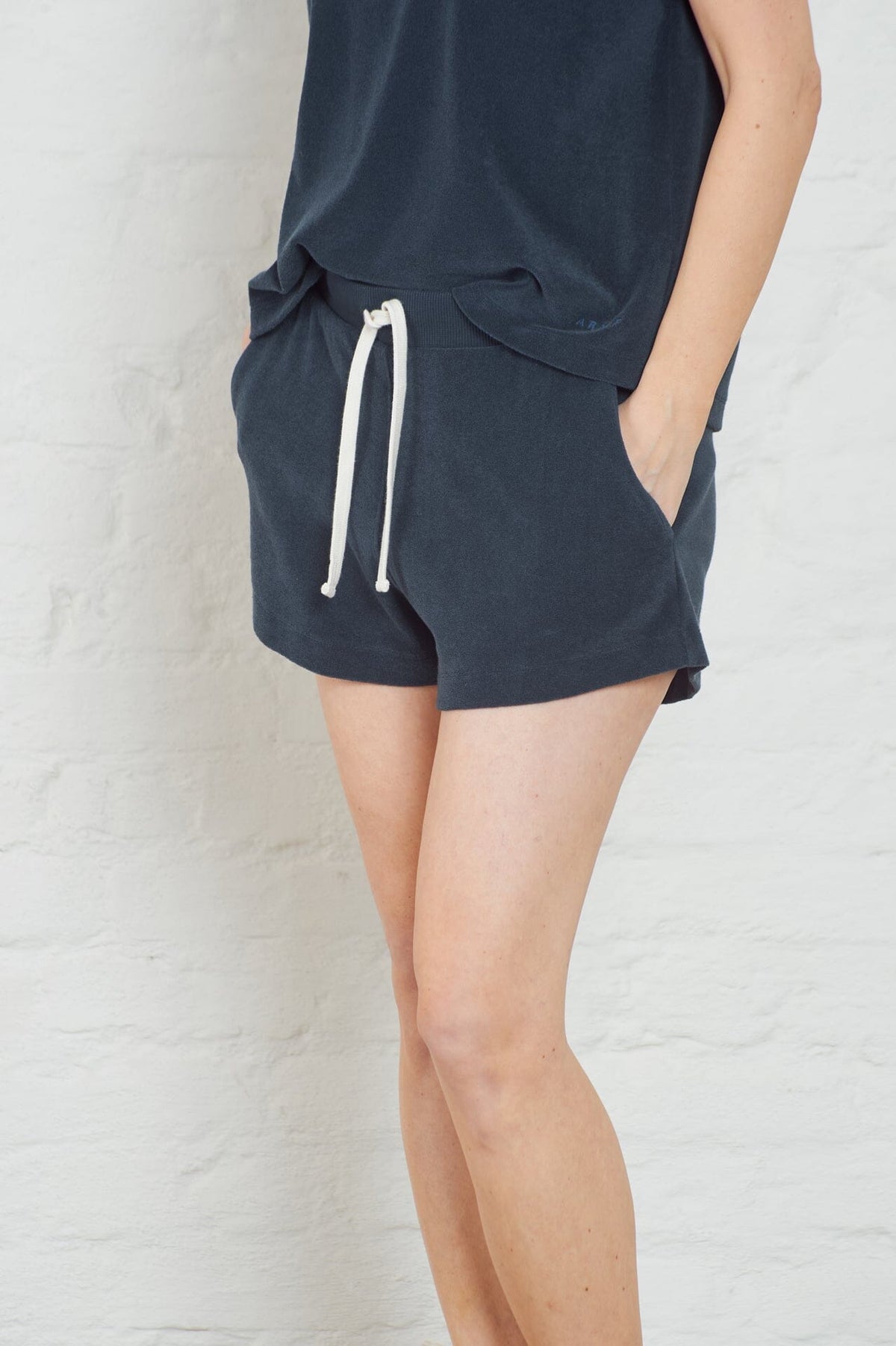 Costa Terry Shorts Dk Navy