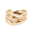 Load image into Gallery viewer, Bredt cuff armbånd, Steel Soft G