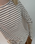 Last inn bilde i gallerivisning, Ditte striped LS rib Tee