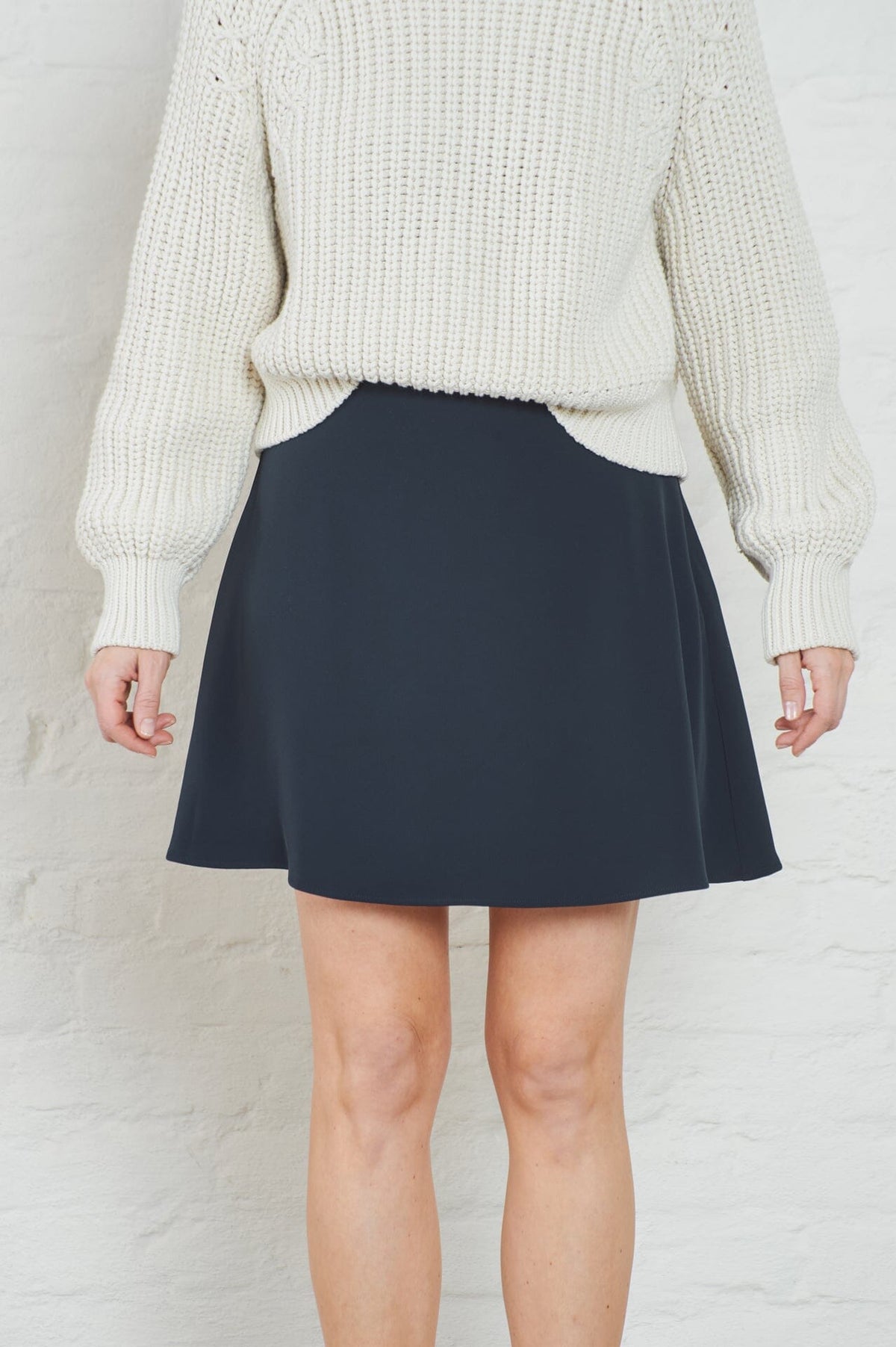 Eloise Crepe Skirt Dk Navy