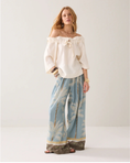 Load image into Gallery viewer, Wear-your-way top in linen blend