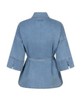 Load image into Gallery viewer, Mia Denim Long Jacket