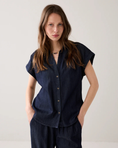 Load image into Gallery viewer, Blouse in rinse wash