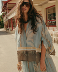 Load image into Gallery viewer, Transparent blouse with beach print
