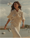 Load image into Gallery viewer, Wear-your-way top in linen blend