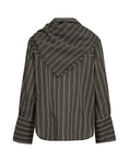 Last inn bilde i gallerivisning, Gwen Big Scarf Shirt Stunning Stripe