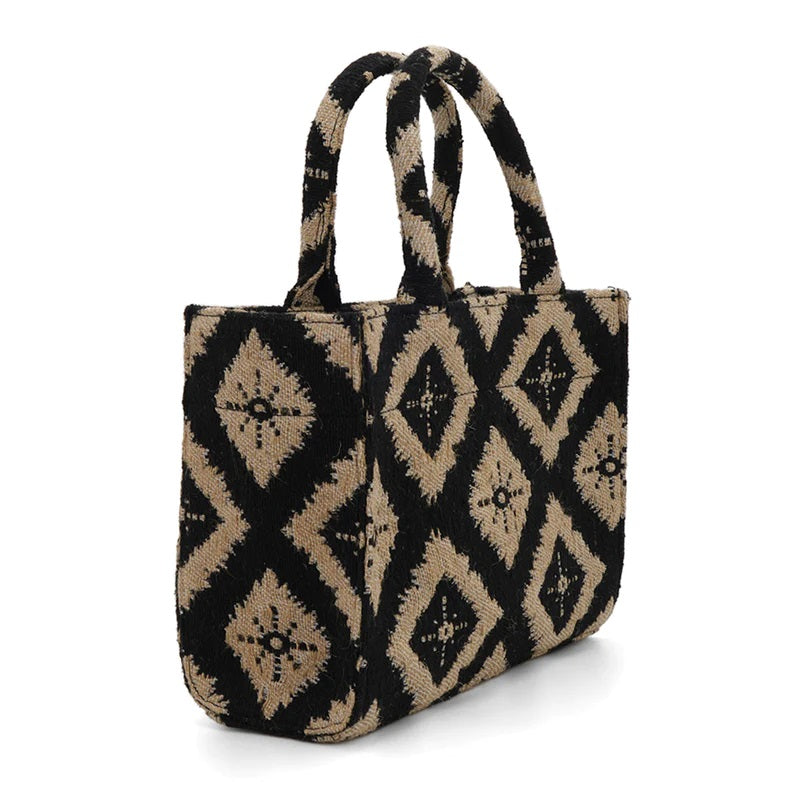 Small Totebag - Rue Rivoli Black