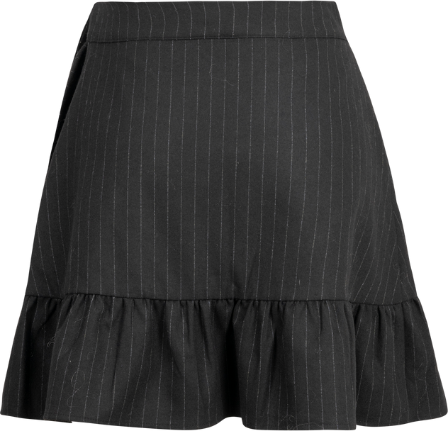 Wanda Skirt Black Pinstripe