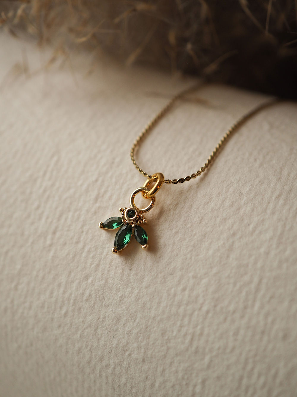 Green Leaf Necklace