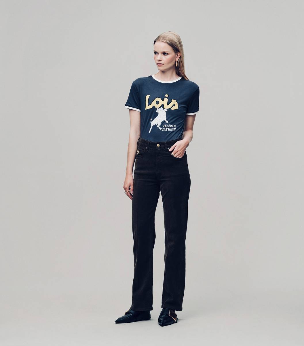 River Vintage Folk Twill Black