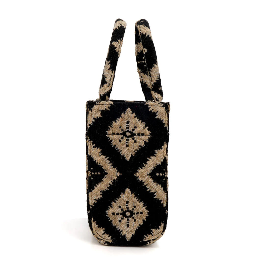 Small Totebag - Rue Rivoli Black