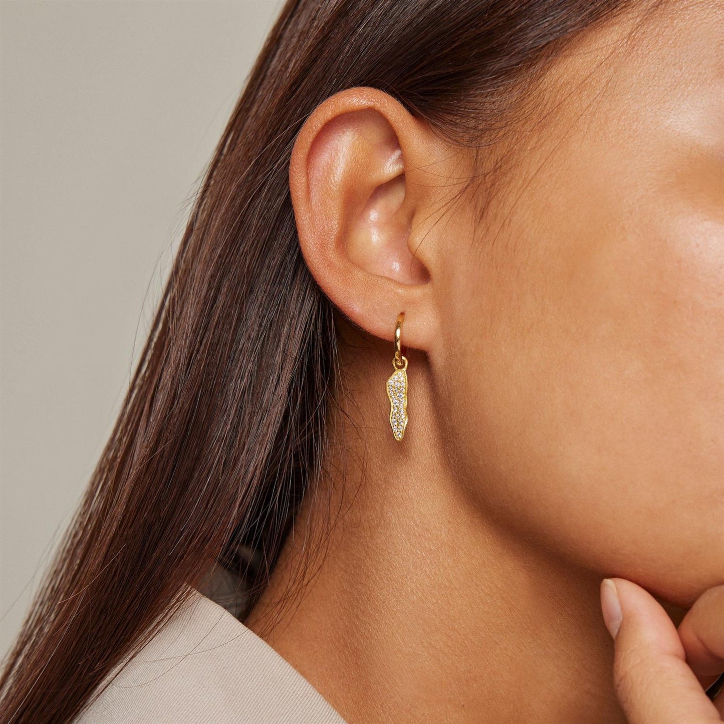 Sparkling Julia Hoops