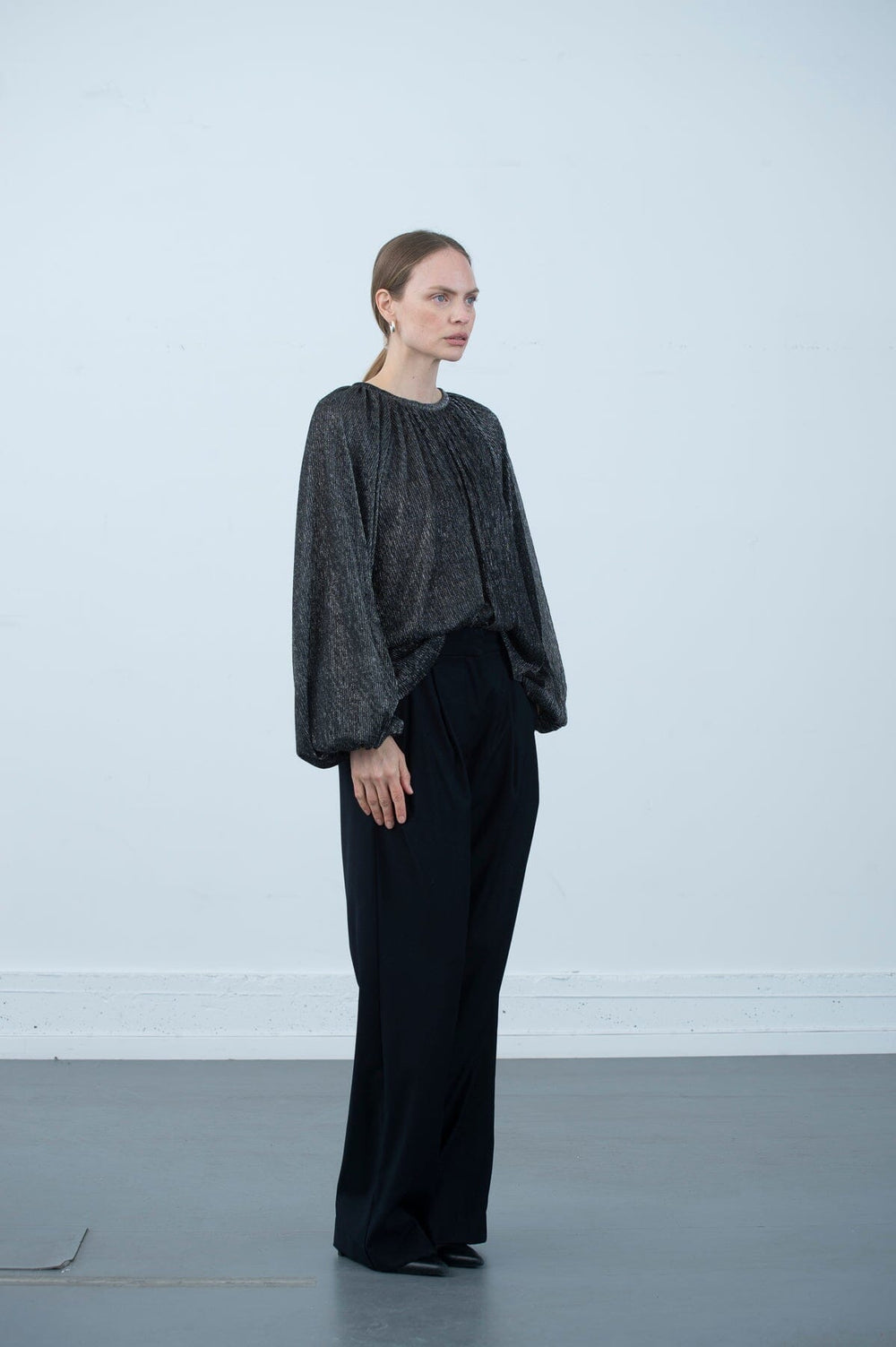 Dahlia Metallic Blouse