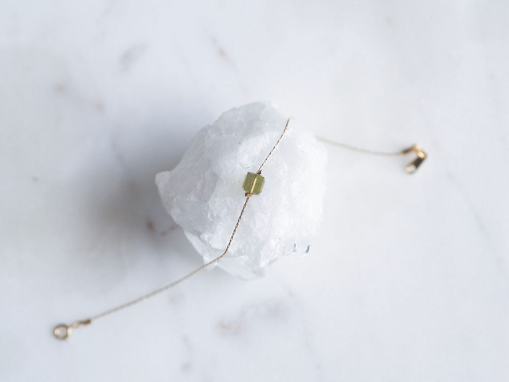 Crystal Cube Olive