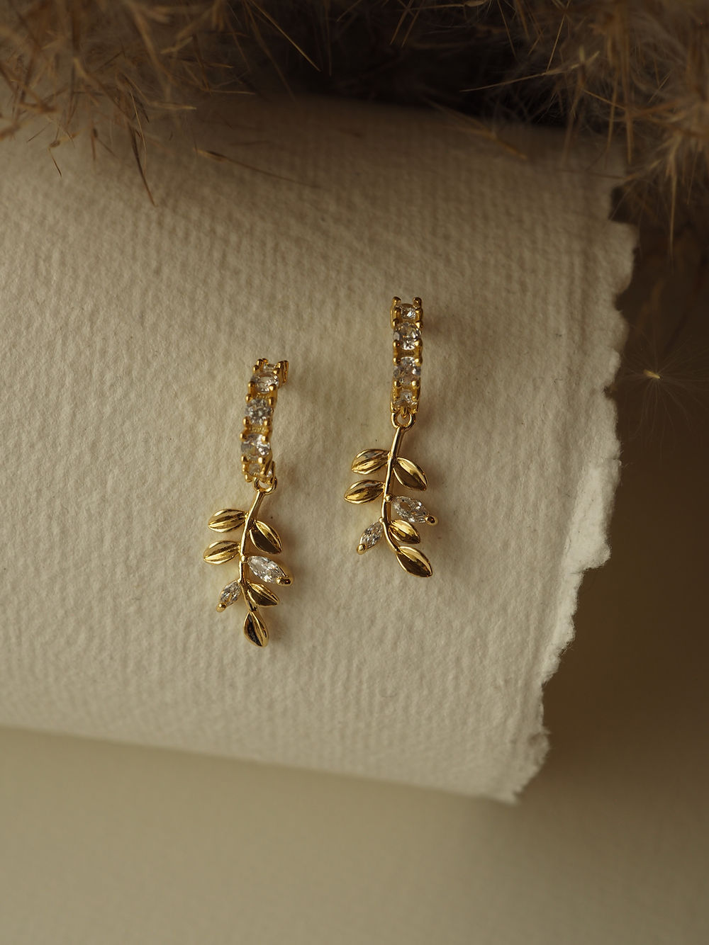 Gold Leaf Hoop