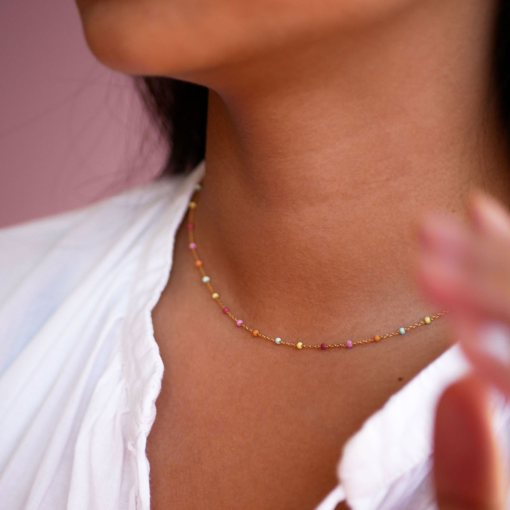 Lola Necklace Rainbow