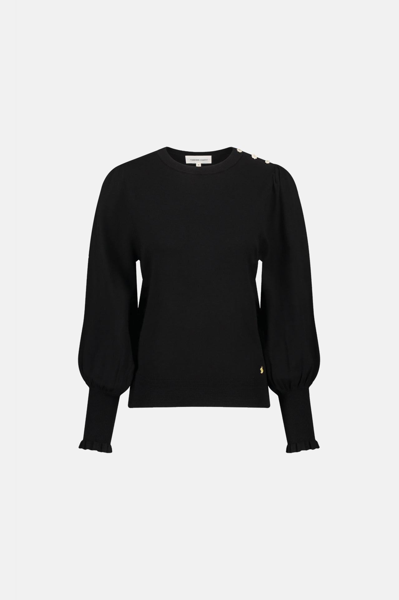 Molly Balloon Pullover Black