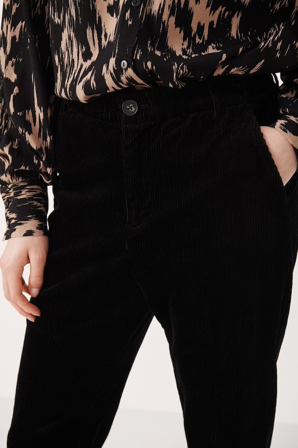 Misha Cropped Pants Black