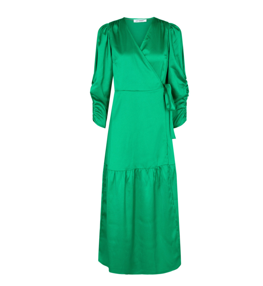 Mira Wrap Dress Green