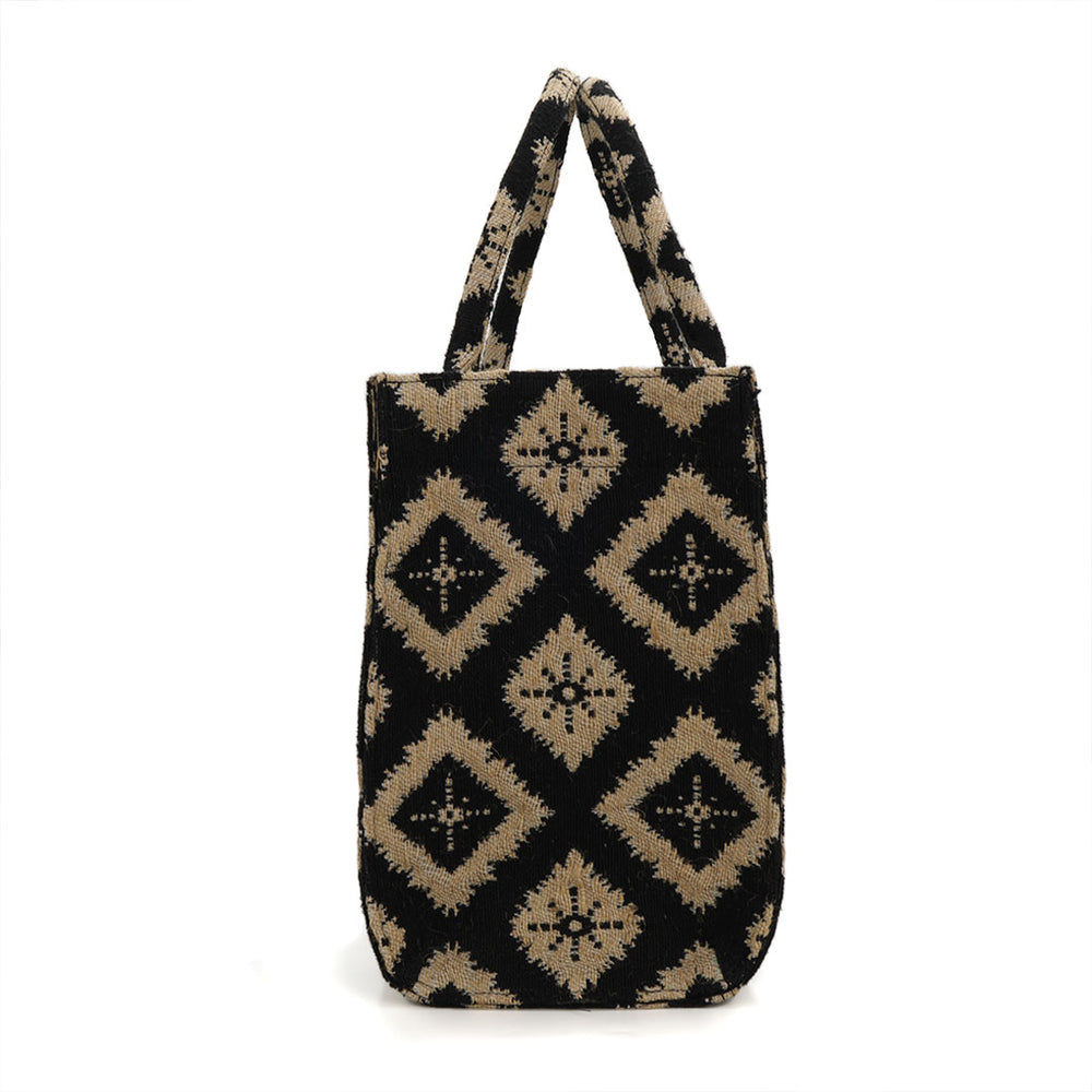 Large Totebag - Rue Rivoli Black