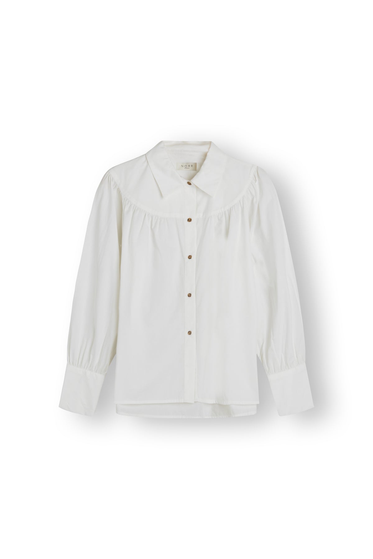 Noah Pleat Shirt White