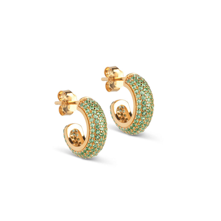 Hoops Mini Sparkling Luna Green