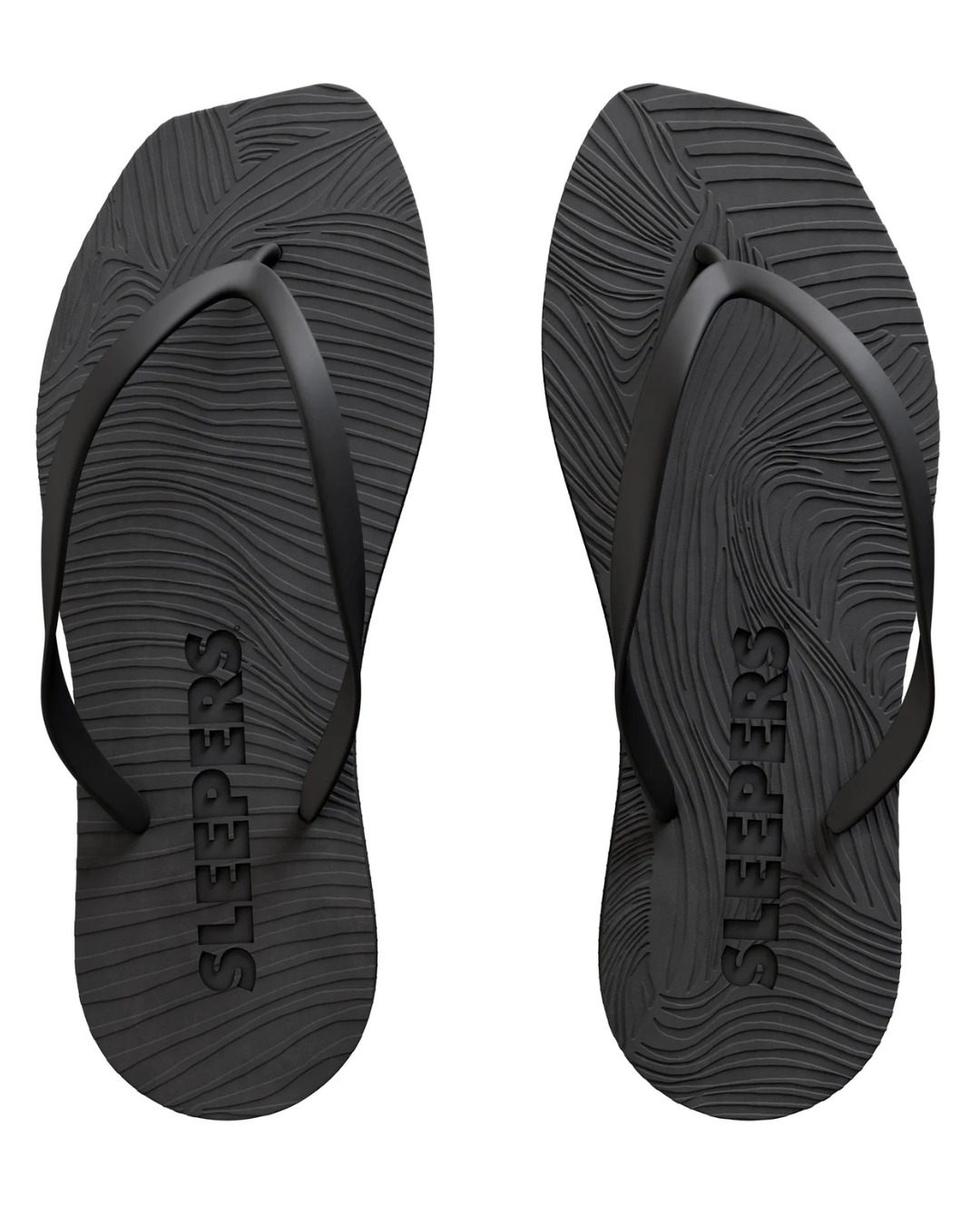 Tapered Black Flip Flop