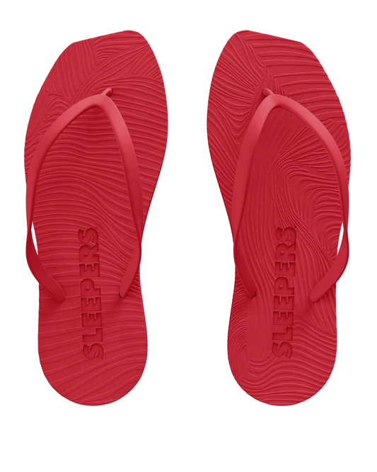 Tapered Red Flip Flop