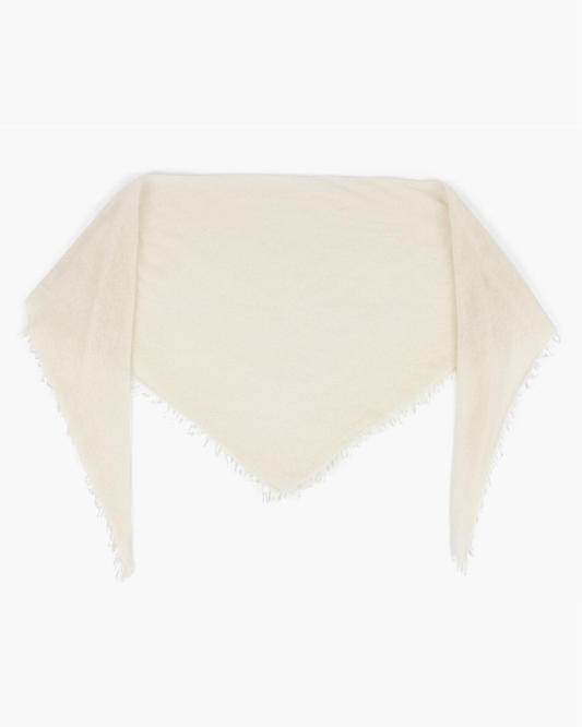 Mona Kasjmir Skjerf - Off White