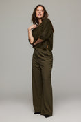 Last inn bilde i gallerivisning, Natalia Wool Pant - Olive Night
