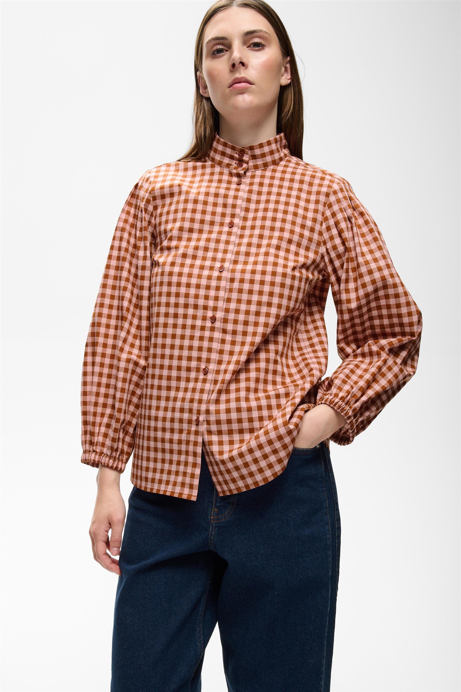 HAIMAIW HIGH NECK SHIRT