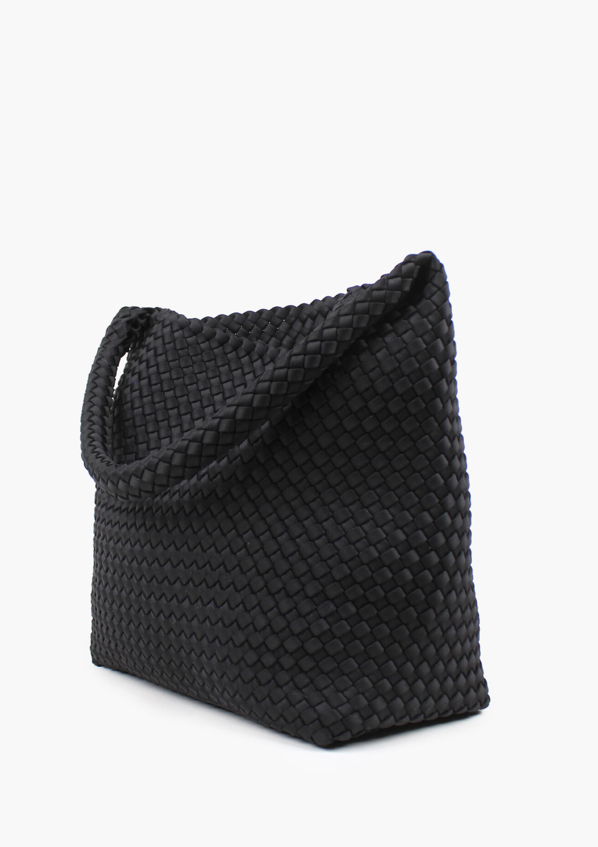 Annabel Neoprene Bucket Bag Large - Sort