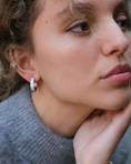 Last inn bilde i gallerivisning, Earrings, Steel Sun
