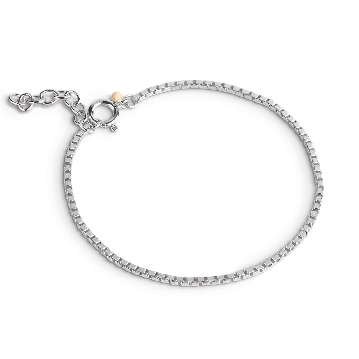 Box Chain Bracelet Silver