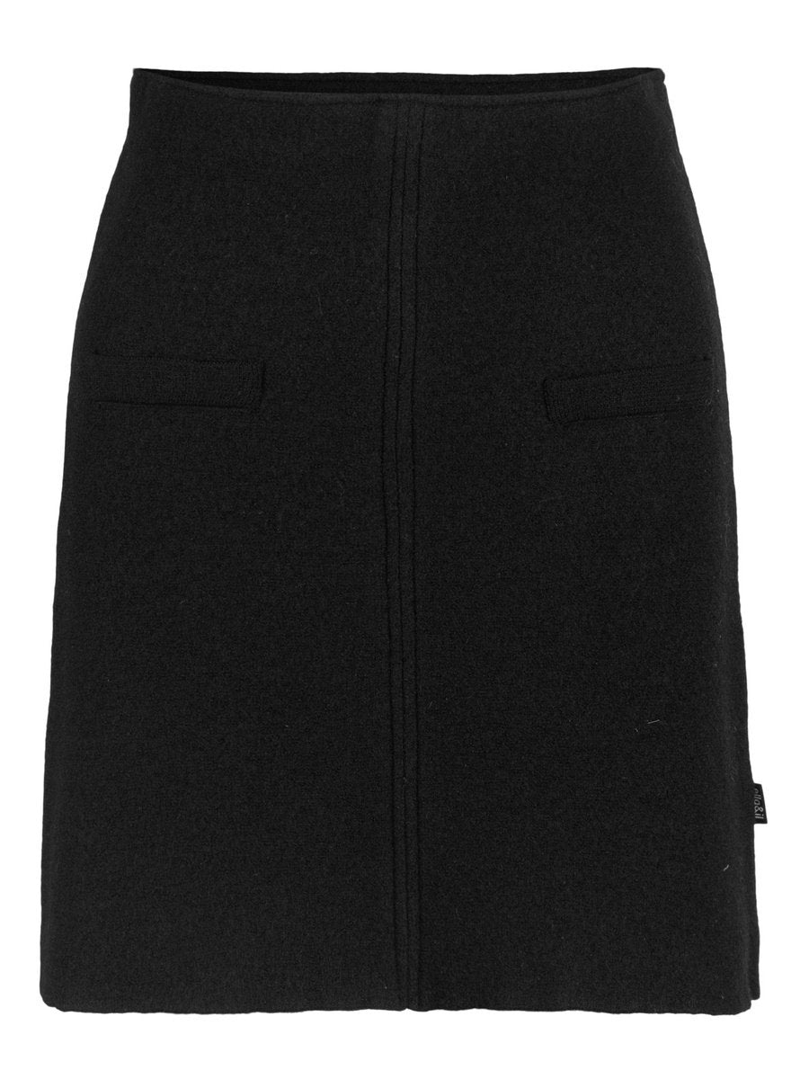 Lillian Merino Skirt Black