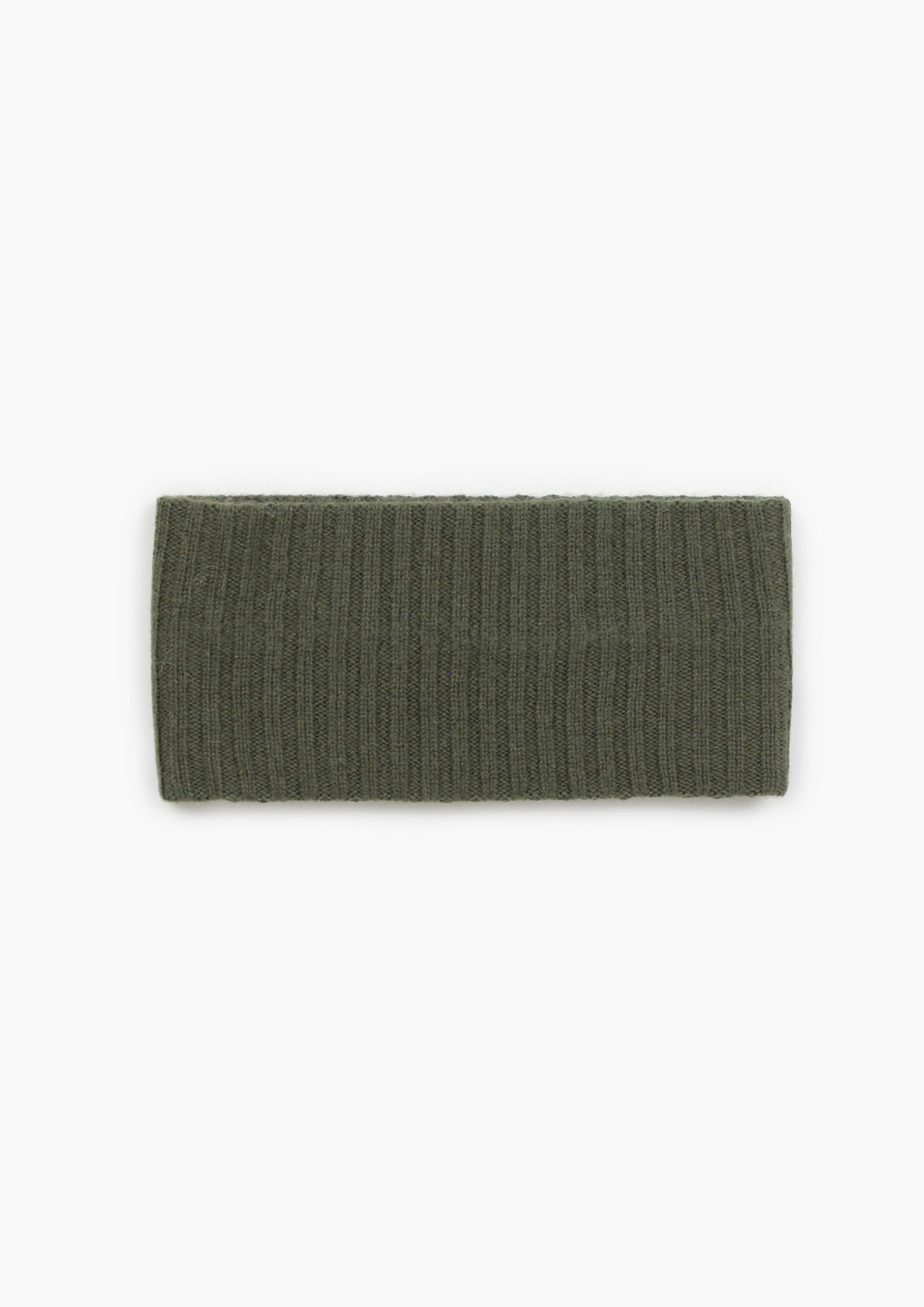 Alex Wool Cashmere Headband - Olivengrønn