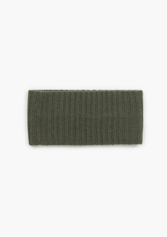 Alex Wool Cashmere Headband - Olivengrønn