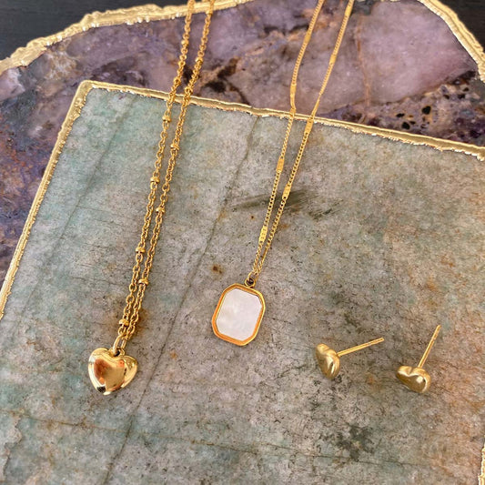 Kort kjede med hjerte, Steel G