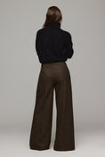 Last inn bilde i gallerivisning, Natalia Wool Pant - Brown / Black
