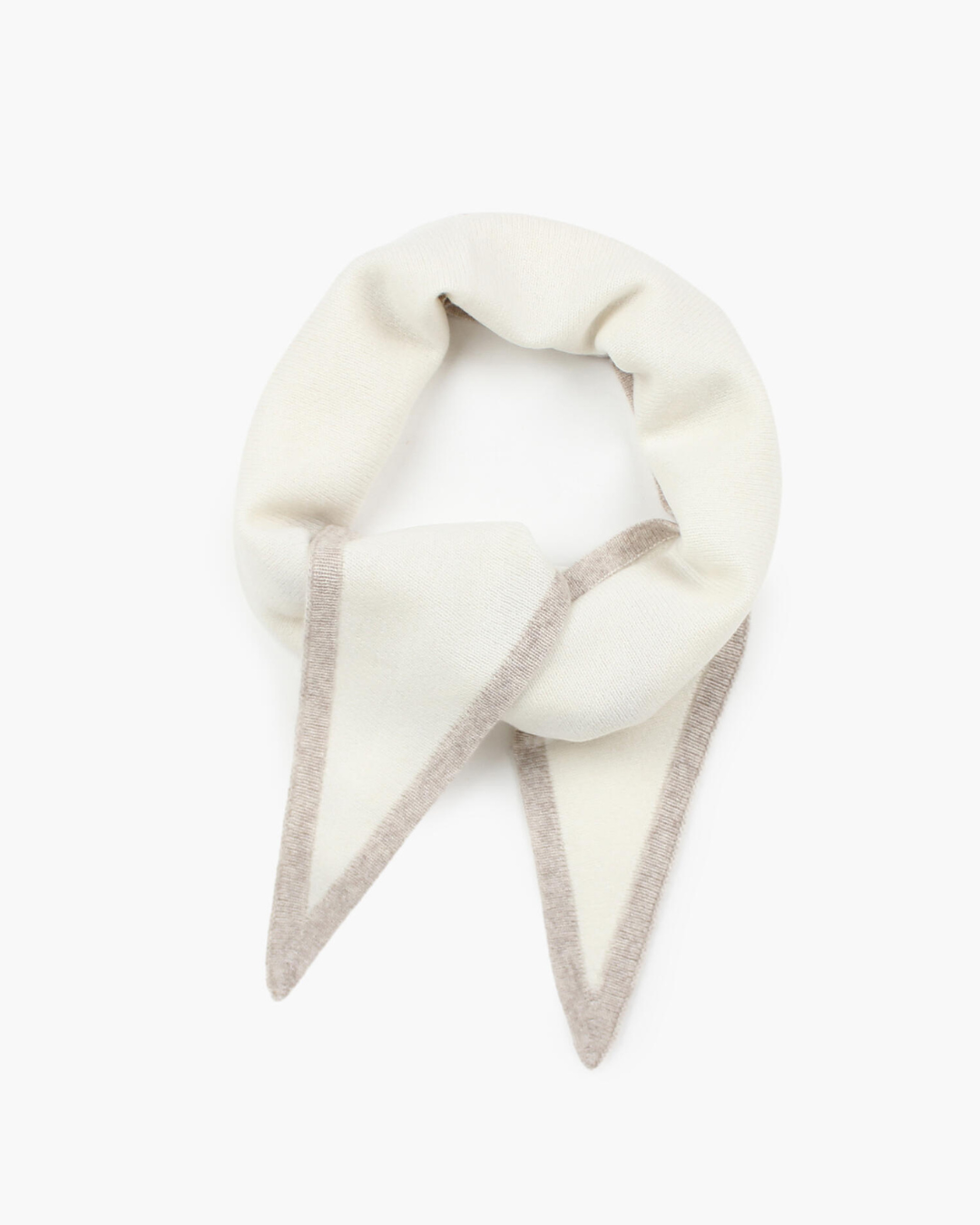 Lara Duo Triangel Skjerf - Off White