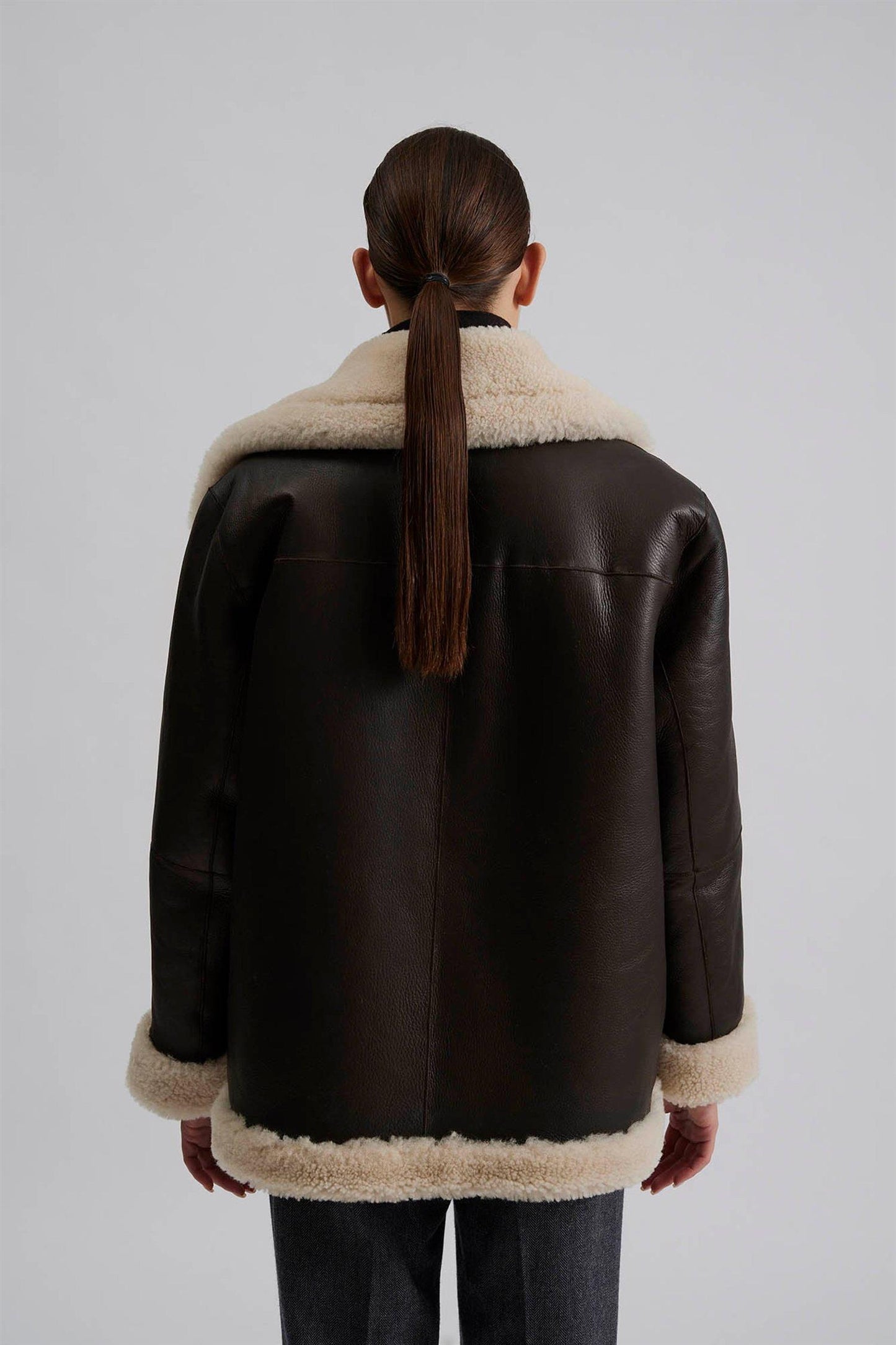 Alisson Oversized Shearling Jacket