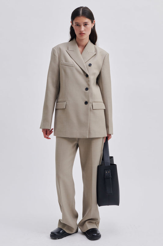 Leata Maxi Leather Bag Black